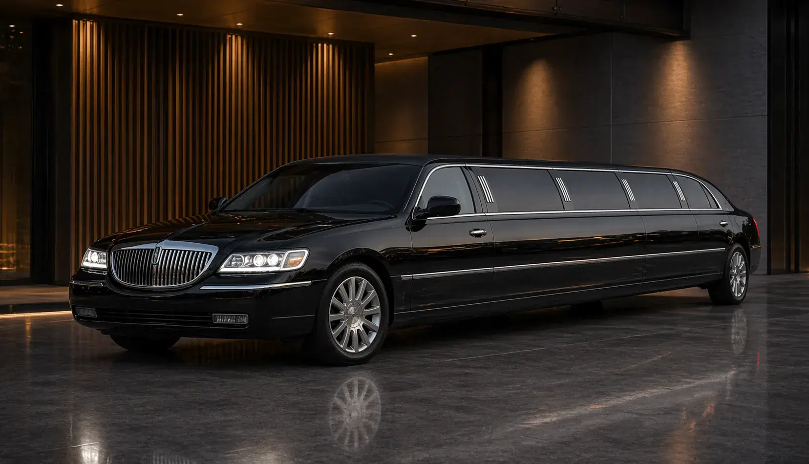 Lincoln Stretch Limo in the FS Bay Area Limo fleet